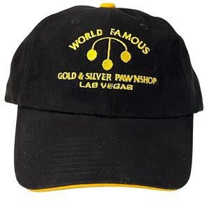 World Famous Gold & Silver Pawnshop of Las Vegas Adjustable Black Baseball Cap